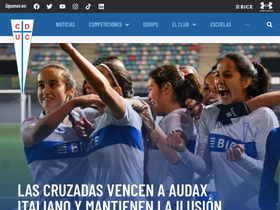 'cruzados.cl' screenshot