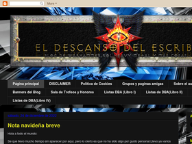 'descansodelescriba.blogspot.com' screenshot