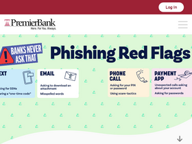'bankwithpremier.com' screenshot