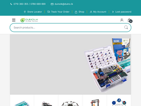'duino.lk' screenshot