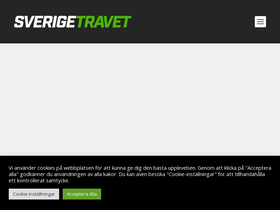 'sverigetravet.se' screenshot