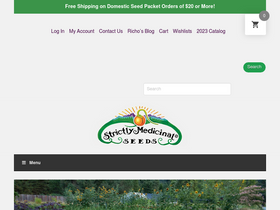 'strictlymedicinalseeds.com' screenshot