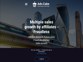'advcake.com' screenshot