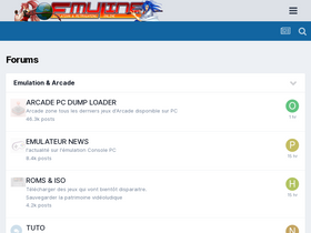 'emuline.org' screenshot