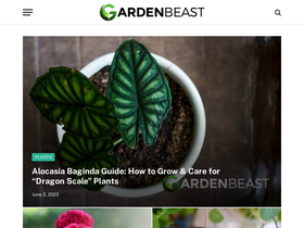'gardenbeast.com' screenshot
