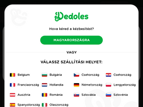 Dedoles homepage screenshot