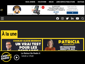 'radiox.com' screenshot