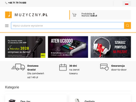 'muzyczny.pl' screenshot