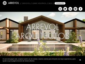 'arrevol.com' screenshot