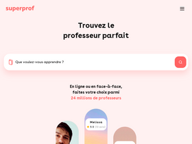 'superprof.ch' screenshot
