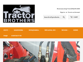 4mytractor.com homepage screenshot