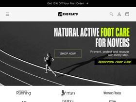 thefeats.com homepage screenshot