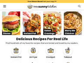 'littlesunnykitchen.com' screenshot