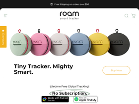 Roamsmarttracker website screenshot