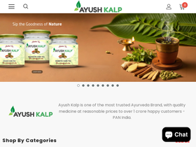 ayushkalp.com homepage screenshot