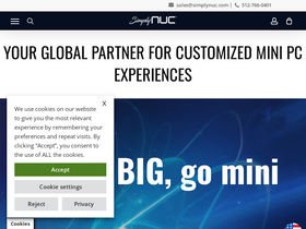 'simplynuc.com' screenshot