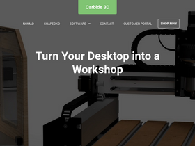 'carbide3d.com' screenshot