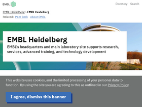 'embl.de' screenshot