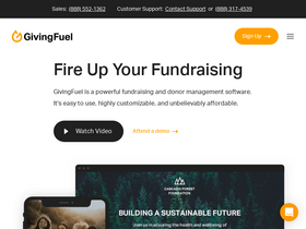 'givingfuel.com' screenshot