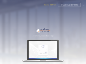 'notasonline.com' screenshot