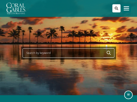 'edenweb.coralgables.com' screenshot