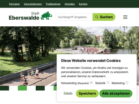 'eberswalde.de' screenshot