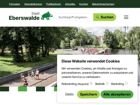 'eberswalde.de' screenshot