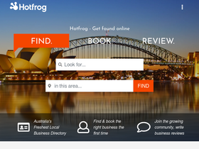 'hotfrog.com.au' screenshot