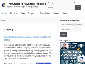 'globalforgivenessinitiative.com' screenshot
