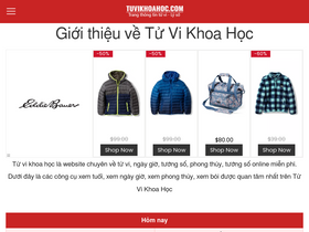 'tuvikhoahoc.com' screenshot