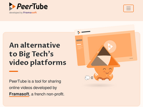 'joinpeertube.org' screenshot