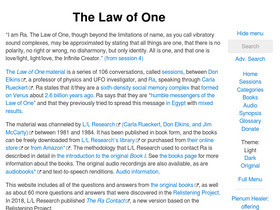 'lawofone.info' screenshot