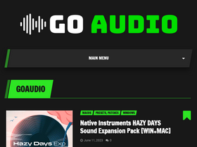 'goaudio.me' screenshot