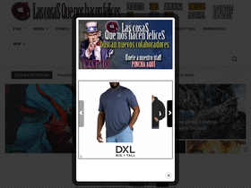 'lascosasquenoshacenfelices.com' screenshot