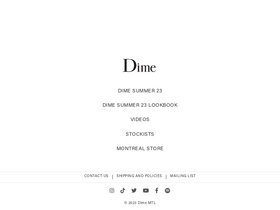 'dimemtl.com' screenshot