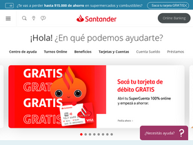 'banco.santanderrio.com.ar' screenshot