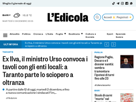 'ledicoladelsud.it' screenshot