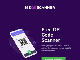 'me-qr-scanner.com' screenshot