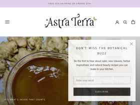 astraterrasalon.com homepage screenshot
