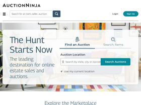 'auctionninja.com' screenshot