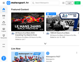 'eu.motorsport.tv' screenshot