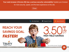 'truitycu.org' screenshot