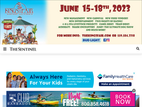 'hanfordsentinel.com' screenshot