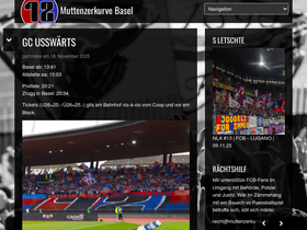 'muttenzerkurve.ch' screenshot