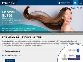 'synlab.hu' screenshot