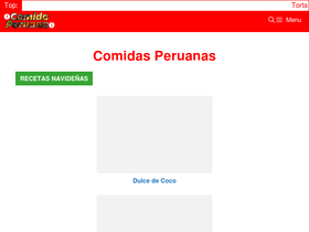 'decomidaperuana.com' screenshot