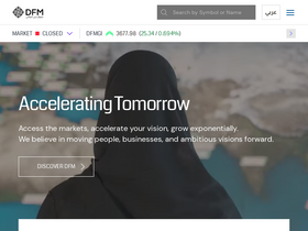 'dfm.ae' screenshot