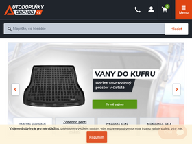 'autodoplnky-obchod.cz' screenshot