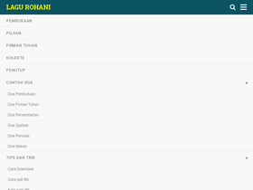 'lagurohani.id' screenshot