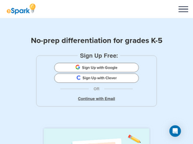 'esparklearning.com' screenshot